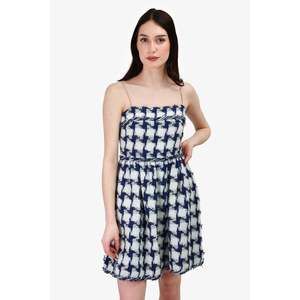 Pre-loved Chanel™ Blue Tweed Metallic Tank Dress Size 36